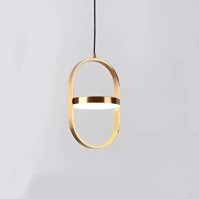 Modern black oval adjustable angle pendant light for shop or kitchen