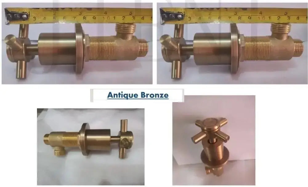 Modern black painting water control valve bathroom mixing tap