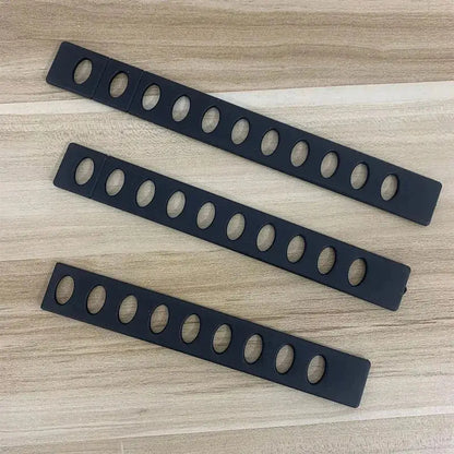 Modern black patterned knife blade protector set kitchen sheath