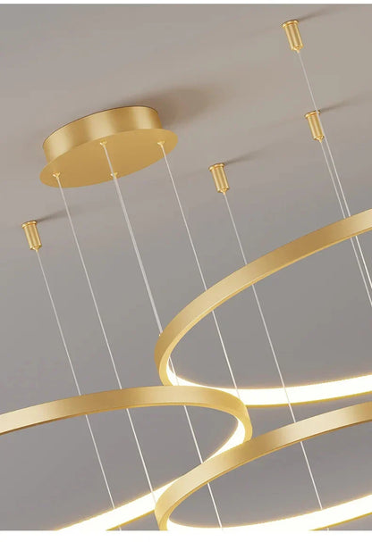 DecorBites™ Modern Black Pendant Light for Living Room - Dimmable