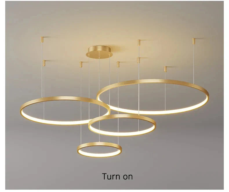 DecorBites™ Modern Black Pendant Light for Living Room - Dimmable