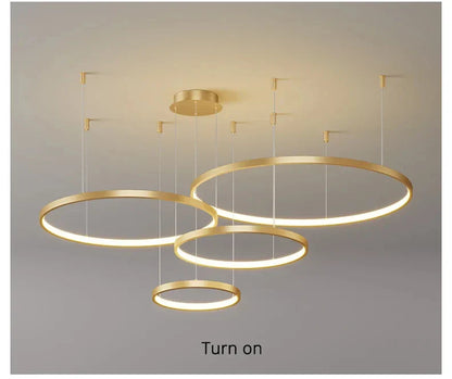 DecorBites™ Modern Black Pendant Light for Living Room - Dimmable