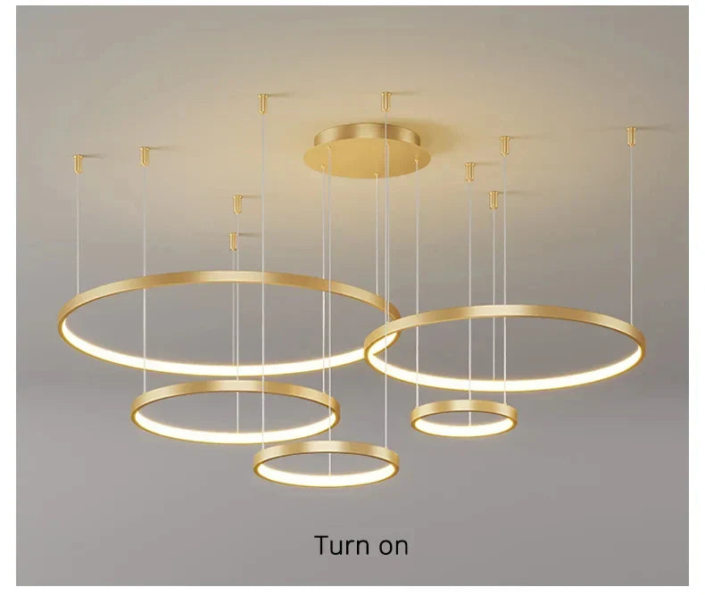 DecorBites™ Modern Black Pendant Light for Living Room - Dimmable