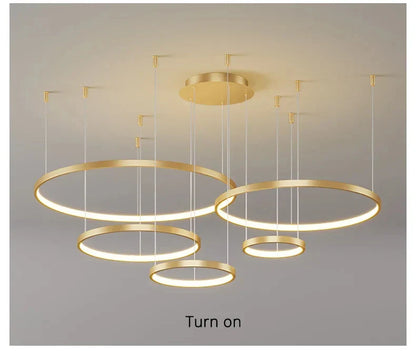 DecorBites™ Modern Black Pendant Light for Living Room - Dimmable