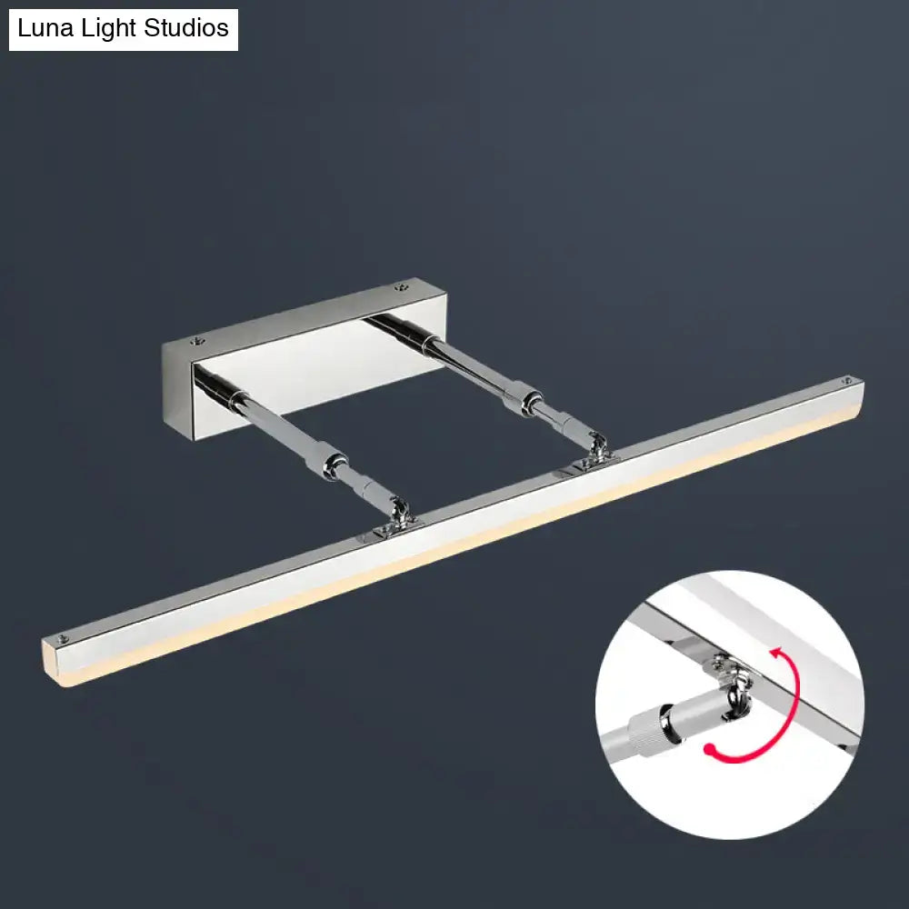 Modern black pivoting bar led wall mount – bedroom vanity light
