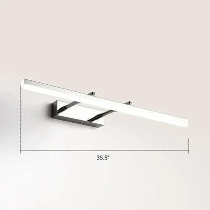 Modern black pivoting bar led wall mount – bedroom vanity light