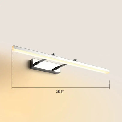 Modern black pivoting bar led wall mount – bedroom vanity light
