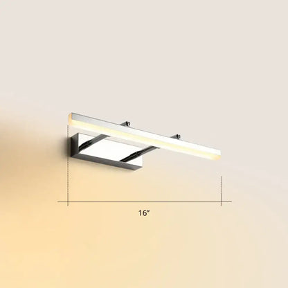 Modern black pivoting bar led wall mount – bedroom vanity light