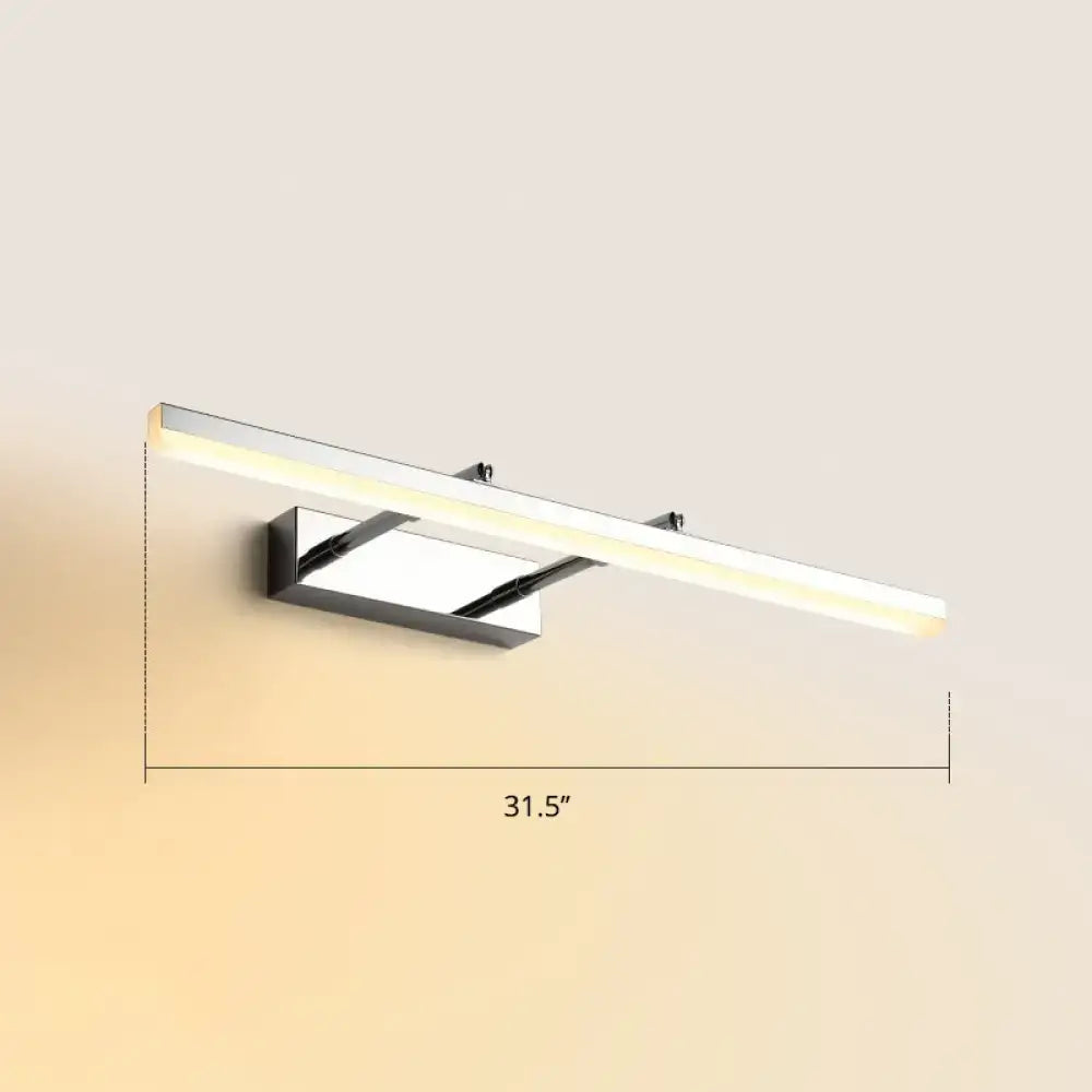 Modern black pivoting bar led wall mount – bedroom vanity light