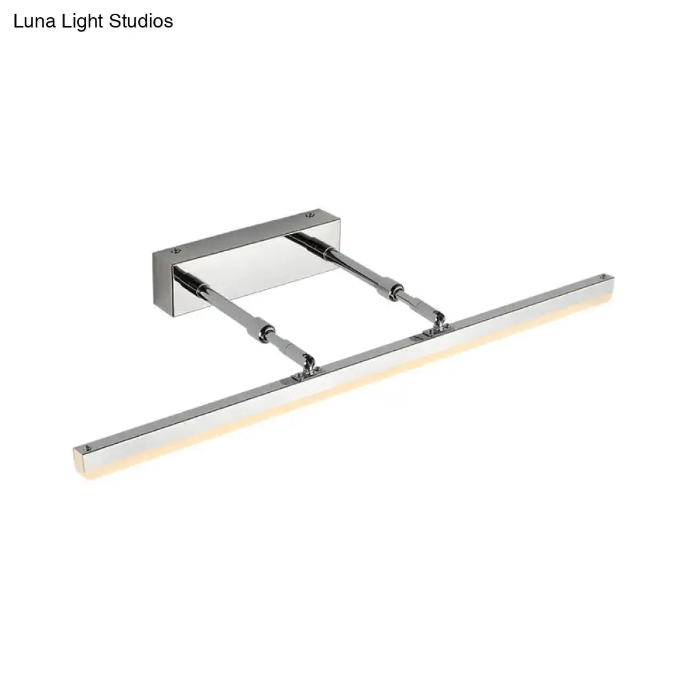 Modern black pivoting bar led wall mount – bedroom vanity light