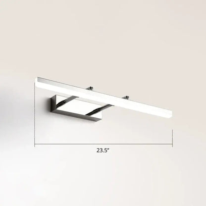 Modern black pivoting bar led wall mount – bedroom vanity light