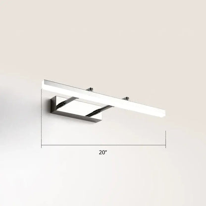 Modern black pivoting bar led wall mount – bedroom vanity light