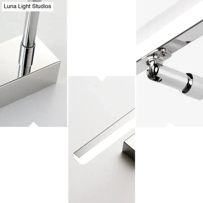 Modern black pivoting bar led wall mount – bedroom vanity light