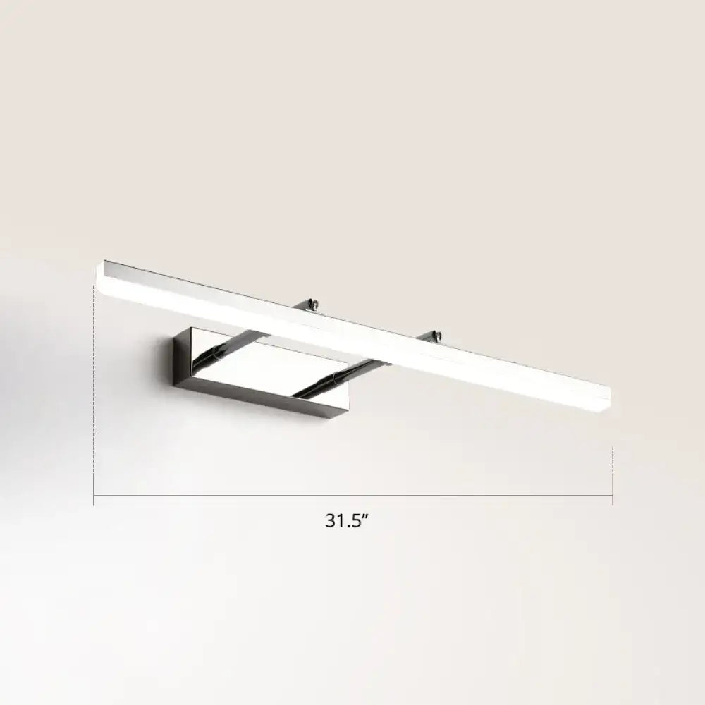 Modern black pivoting bar led wall mount – bedroom vanity light