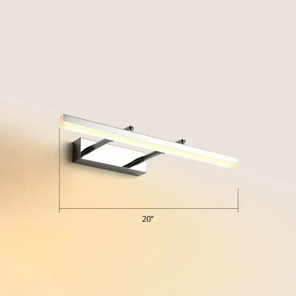Modern black pivoting bar led wall mount – bedroom vanity light