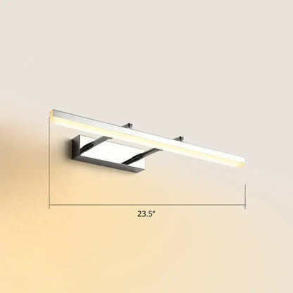 Modern black pivoting bar led wall mount – bedroom vanity light