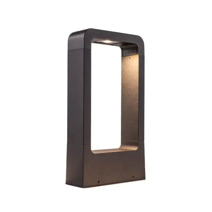 Modern black rectangular led lawn light garden landscape lamp