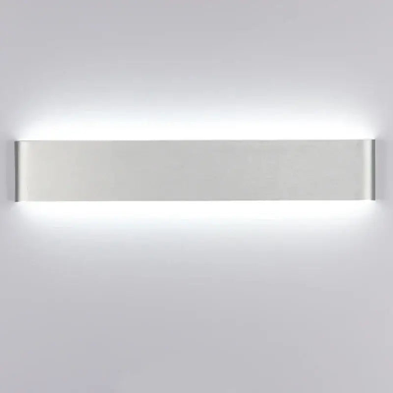 Modern black rectangular led wall lamp for bedroom warm glow