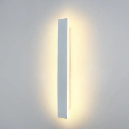 Modern black rectangular led wall light for living room