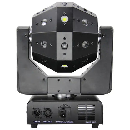 Modern black rgbw laser football light party room moving head