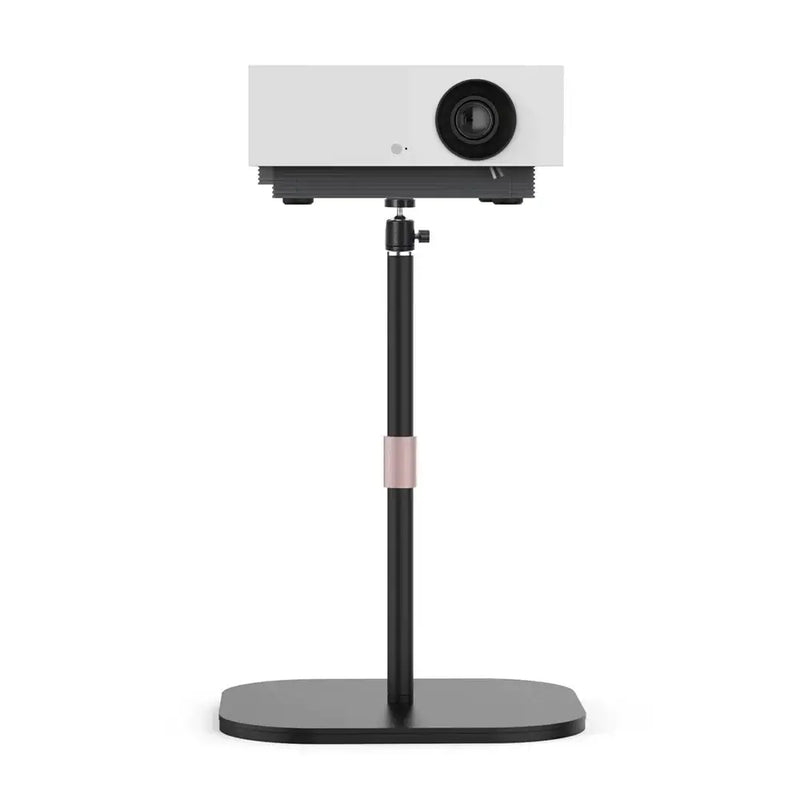 Modern black & rose gold adjustable height monitor stand office accessory