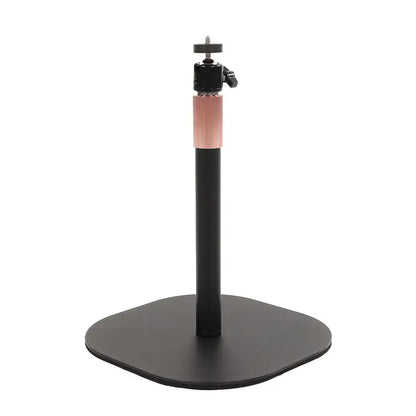 Modern black & rose gold adjustable height monitor stand office accessory