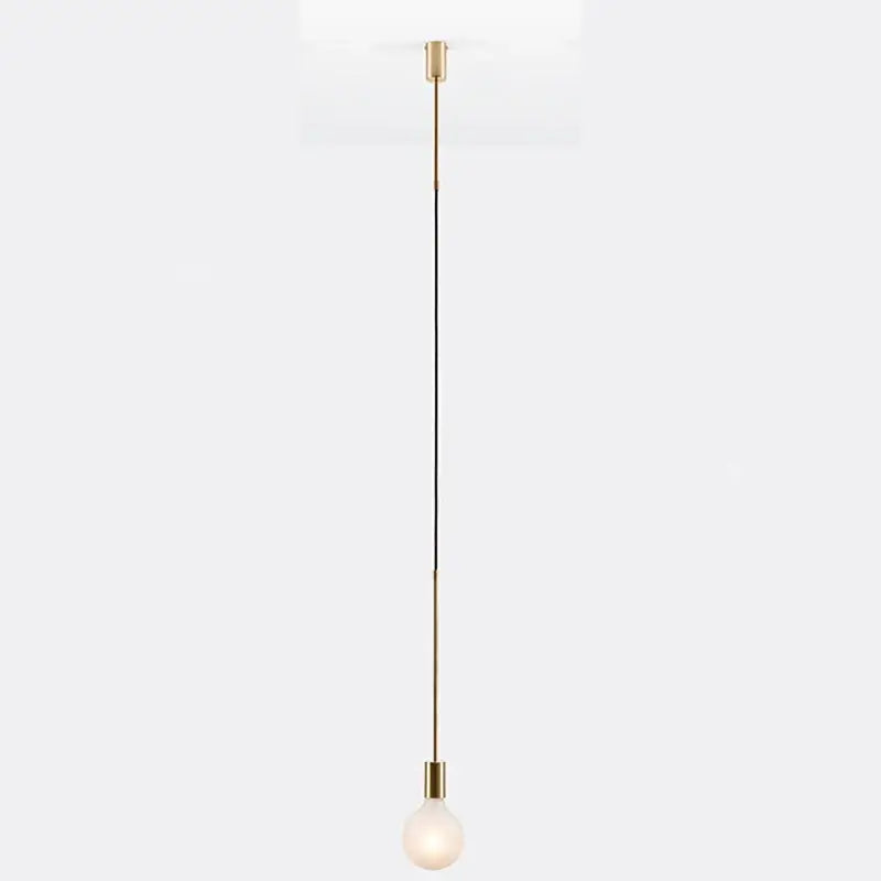 Modern black & rose gold minimalist pendant light dining room
