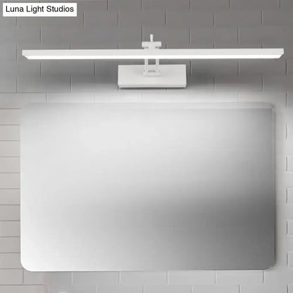 Modern black rotatable vanity wall sconce bathroom light