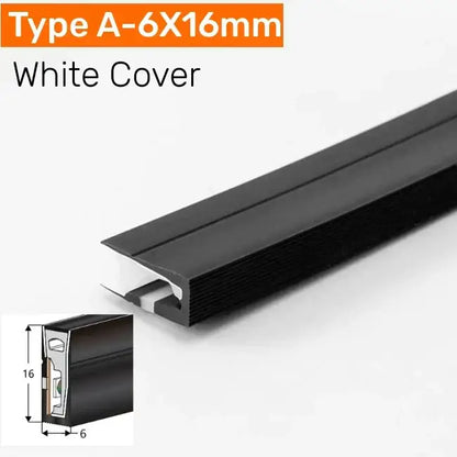 Modern black silicone tube flexible led channel outdoor light
