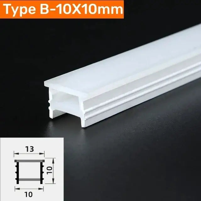 Modern black silicone tube flexible led channel outdoor light