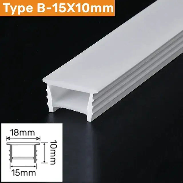 Modern black silicone tube flexible led channel outdoor light
