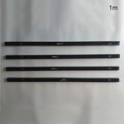 Modern black & silver ceiling track rail connector set kitchen light