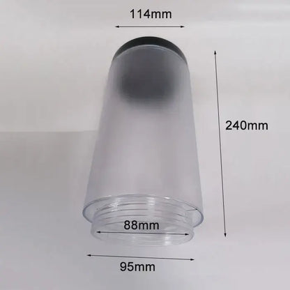 Modern black & silver landscape path light garden decor