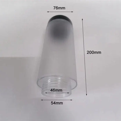 Modern black & silver landscape path light garden decor