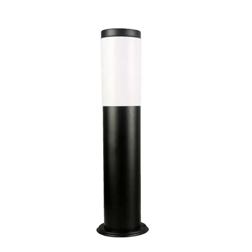 Modern black & silver landscape path light garden decor