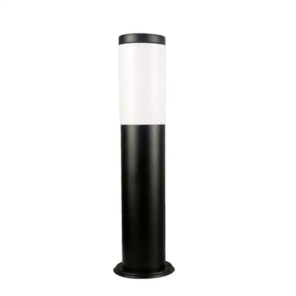 Modern black & silver landscape path light garden decor