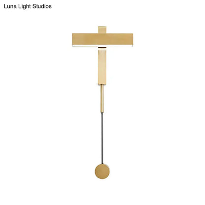 Modern black & silver led wall lamp with adjustable arm bedroom
