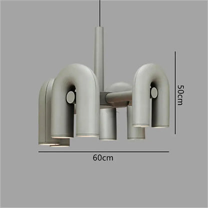 Modern black & silver minimalist tube wall lamp bedroom sconce
