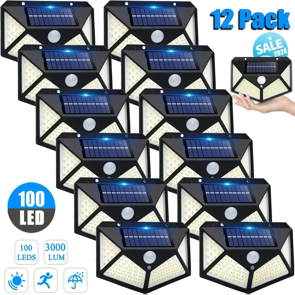 Modern black solar powered outdoor wall lamp garden motion sensor
