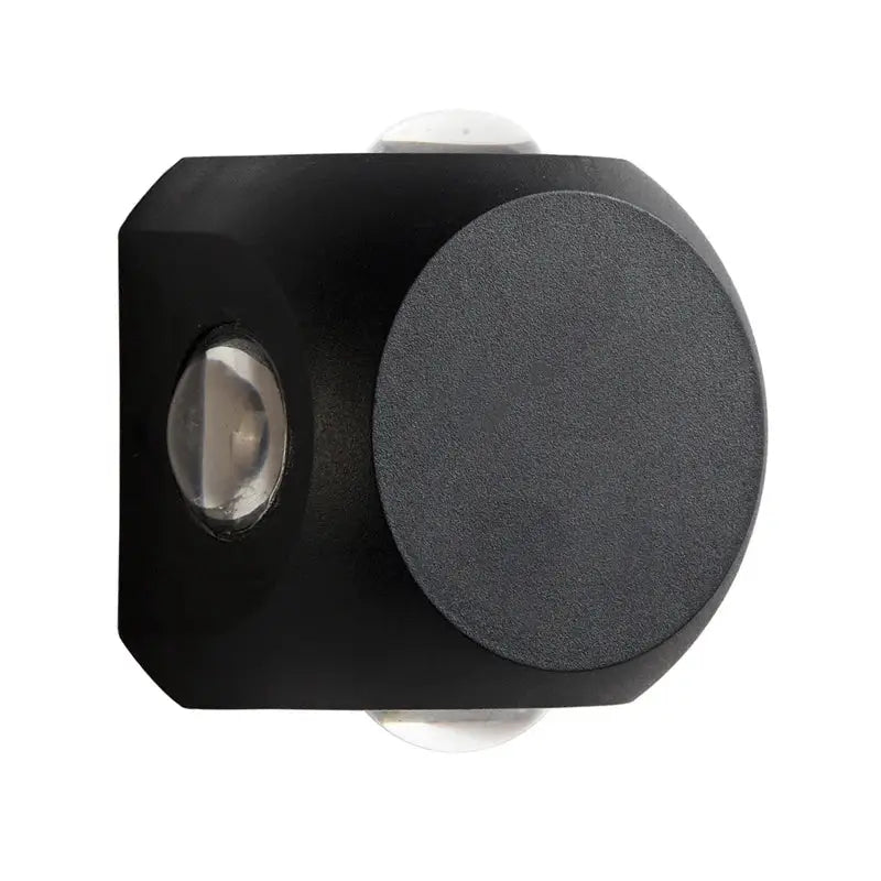 Modern black square led wall light garden sconce outdoor decor