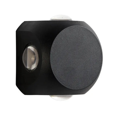 Modern black square led wall light garden sconce outdoor decor