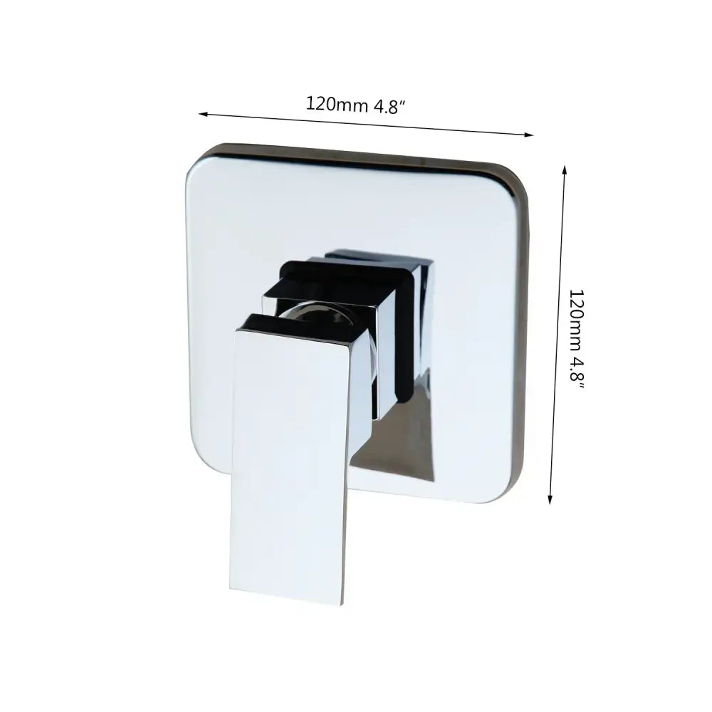 Modern black square wall mounted bathroom hook