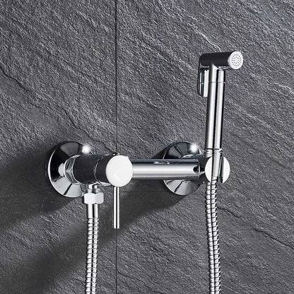 Modern black & stainless steel brass bidet faucet bathroom sprayer