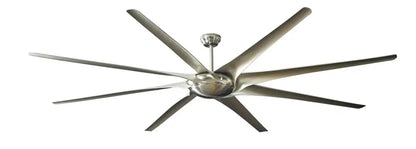 Modern black stainless steel large ceiling fan living room light