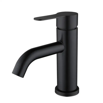 Modern black stainless steel single handle faucet bathroom mixer