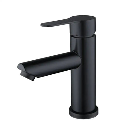 Modern black stainless steel single handle faucet bathroom mixer