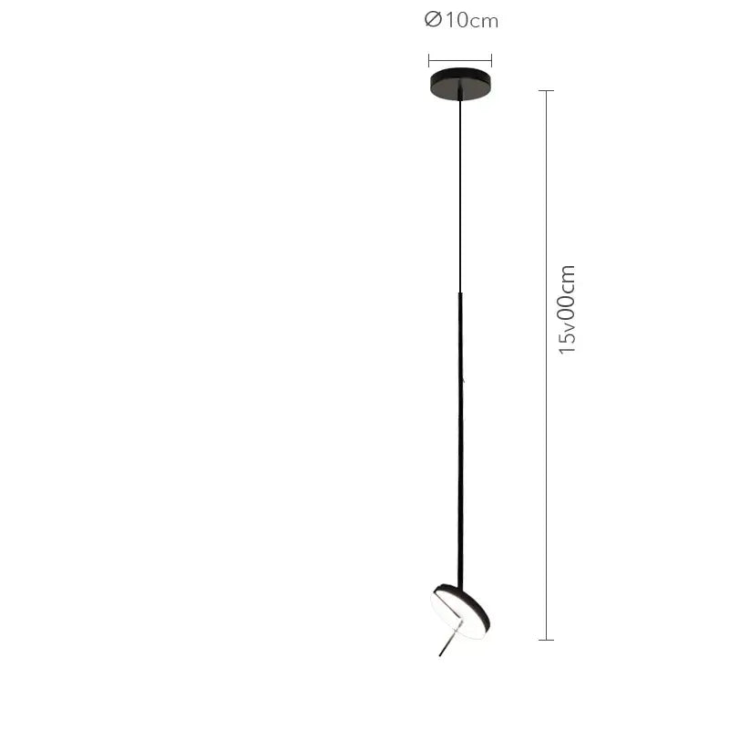 Modern black telescopic wall lamp for bedroom minimalist lighting