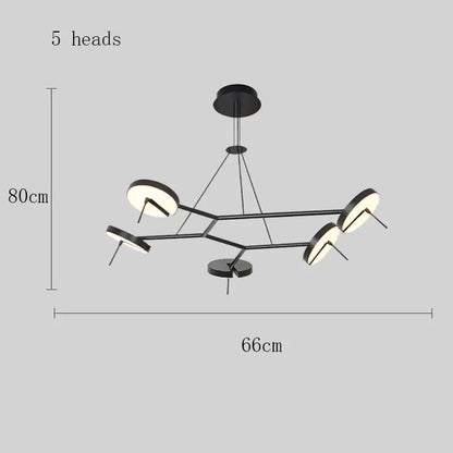 Modern black telescopic wall lamp for bedroom minimalist lighting
