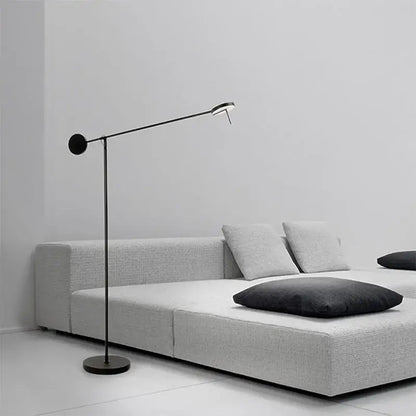Modern black telescopic wall lamp for bedroom minimalist lighting