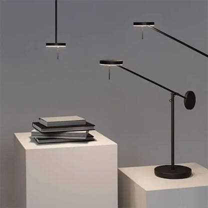 Modern black telescopic wall lamp for bedroom minimalist lighting
